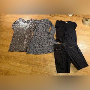 ✨ Michael Kors Clothing LOT – 2 Dresses, Top & Bermuda Shorts – Size Large